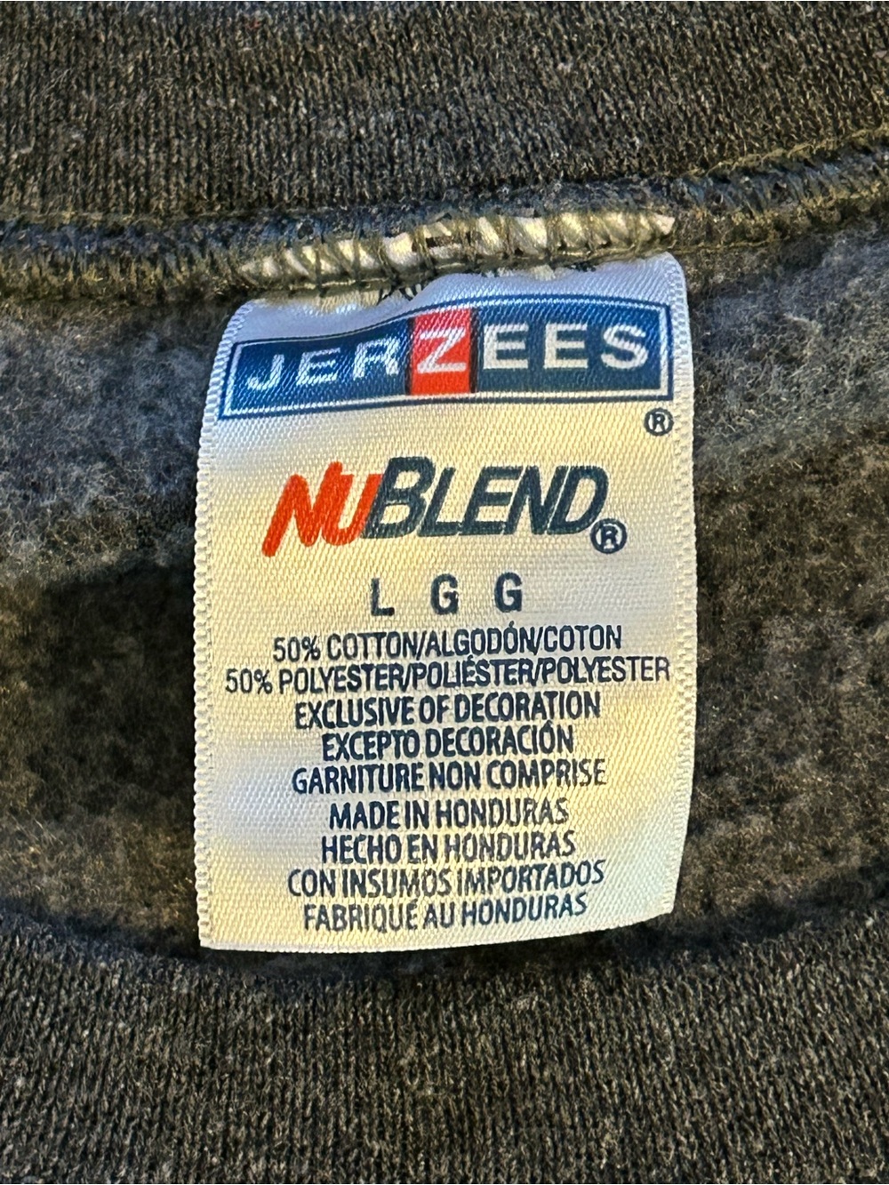 y2k Montauk Tie Dye Crewneck Sweatshirt Gray 2000s New York Hamptons Vintage XL - Picture 5 of 5